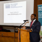 Keynote speaker Jonnel Doris, Senior Advisor and Director of the Mayor’s Office of M/WBEs. Procurement Fair