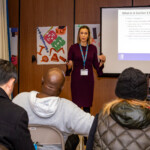 Ester Tomicic-Hines, Senior Deputy Director in the Office of the VP for Supply Management, presented a workshop on Section 3 Business Concerns. Procurement Fair