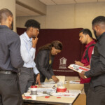 Signing in at NYCHA’s July 2019 job fair NYCHA job fair