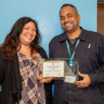 DeCarlo Award runner-up Jason Flores with his wife Lydia Flores. DeCarlo awards