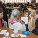 NYCHA General Manager Vito Mustaciuolo (right) Resident Leadership Breakfast