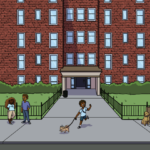 An illustration of Tyreek from Summer Housing Boy. Summer Housing Boy