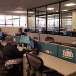 ESD staff dispatching colleagues.