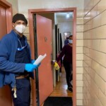 NYCHA staff at West Brighton Houses