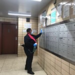 NYCHA staff at West Brighton Houses