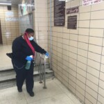 NYCHA staff at West Brighton Houses