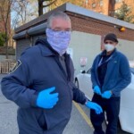 NYCHA staff at West Brighton Houses