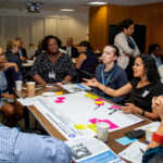 A Connected Communities focus group with NYCHA staff in 2018. A Connected Communities focus group with NYCHA staff in 2018.