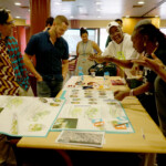 A resident engagement session at South Jamaica Houses will result in the creation of the first green infrastructure project at this campus. (photo from 2019) A resident engagement session at South Jamaica Houses will result in the creation of the first green infrastructure project at this campus.