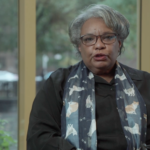 Resident Association President Darlene Waters of Elliott-Chelsea Houses accepted the Community Service Award on the association's behalf.