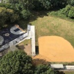 A newly renovated baseball field, basketball court, and playground were part of the recreational improvements at Boston Secor Houses.