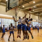 Six age-group finalists competed for Junior Knicks League titles at the Johnson Community Center in East Harlem.