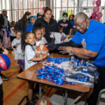 As part of the event, Junior Knicks souvenirs and other giveaway items were handed out to the youth participants.