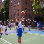 Junior Knicks players were eager to show off their talents in a variety of skills and drills sessions with league staff.