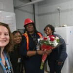 Senior staff site visit to Astoria Houses