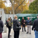 Senior staff site visit with Waste Management at LaGuardia Houses.