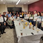 Group breakfast with Strategy and Innovation, Performance Management and Analytics, and Performance Tracking and Analytics teams.